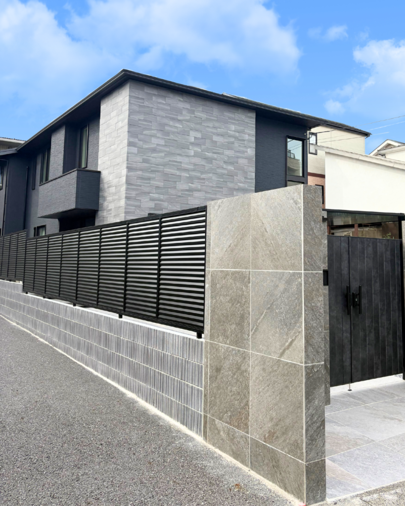 都市型住宅にプライバシーを確保　市川市の新築クローズ外構