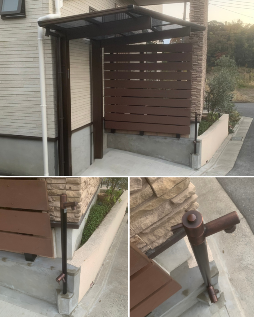 駐輪場の新設　今のライフスタイルに合わせた千葉市の外構リノベーション　