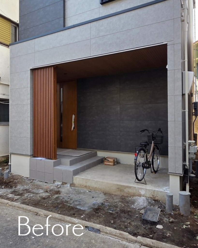 都市部ならではの機能性を凝縮したローメンテナンスな新築外構