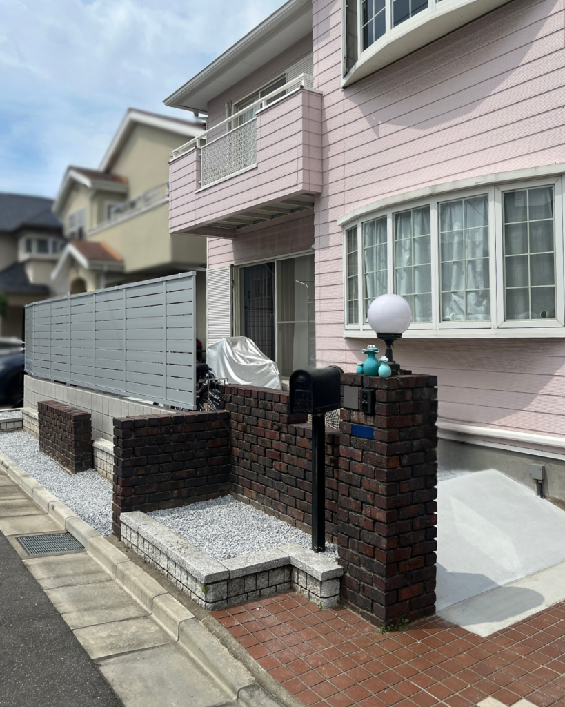 既存を残してメンテナンスフリーへ。浦安市の外構リノベーション